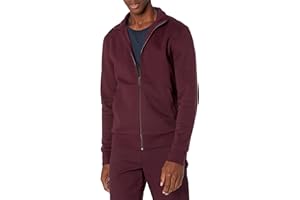 Amazon Essentials Men's Full-Zip Fleece Mock Neck Sweatshirt