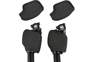 Gloryit Housse Protection Tige Selle, 2 Housse Tige Selle pourTige Selle, Tige Selle Suspension Suntour éTui Noir, Selle Suspendue Empêche Coincement Doigts des Enfants et la Pénétration la Poussière