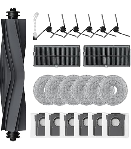 Lot de 4 sacs d'aspirateur pour robot DREAME For Matrix10 Ultra supportant jusqu'à 40 jours entre les cycles d'entretien du conteneur
