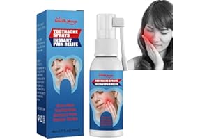 RUOJIAR Toothache Relieving Spray,Freeze-Ache Rapid Relief Dental Spray,Instant Teeth Treatment Relief Toothache Sprays,Toothache Pain Relief,Dental Pain Relief Spray,Tooth Numbing Spray,Oral Care Spray