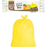 Koroplast Mandarin Scented Medium Size Garbage Bag 15pcs 55x60cm, Leak Proof and Tear Proof, Anti Bad Odor Scented Medium Size Garbage T