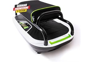 Donnerberg® Vibrationsplatte THERA MP-888 mit Sportsitz Multiplate für Ganzkörpertraining - Patentiertes Sportsitzsystem + Zubehör für effektives Workout zu Hause