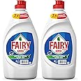 FAIRY PlUS Antibacterial Dishwashing Liquid Soap With Alternative Power To Bleach, 2 X 600 Ml