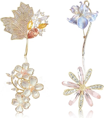 Broche Vintage Couronne Royale Prince Reine Cristal Strass - Élégante Broche Fantaisie Pour Femme