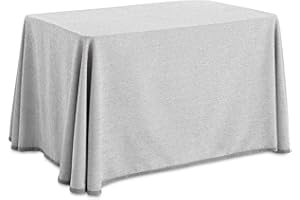 Lanovenanube Ropa o Falda Camilla, Enaguilla Rectangular de Tejido Chenilla, Medida 80x140 cm, Color Gris Perla. Mantiene el Calor. Aspecto Aterciopelado y Tacto Muy Suave.