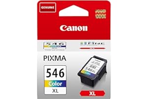 Canon Ink - CL-546XL High Yield Genuine C/M/Y Colour Printer Ink Cartridge - Prints Up to 300 A4 Pages (1 x Cartridge)