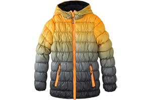 Krumba Jungen Wasserdicht Kapuze Puffer Jacken