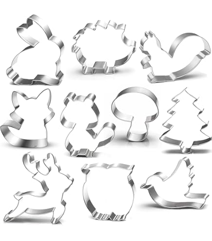 5 Emporte-Pièces Pâques - Lapins, Poussins - Pour Biscuits Et Décoration