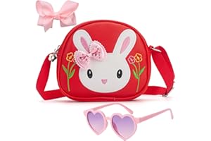 RSXING Girls Handbag Rabbit Bags Little Girl Bunny Purse Kids Shoulder Crossbody Bag Toys Birthday Gifts Bags for Kids