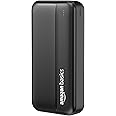 Amazon Basics 20000 mAh Power Bank | 22.5W Fast Charging | Dual Output & Input | Charge 3 Devices Simultaneously | for Smartphones, TWS Earbuds, Speakers, Tablets (Black)