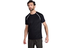 Mountain Warehouse Endurance Men's T-Shirt – Breathable Tee, UPF50 Protection, Lightweight, Quick Drying Top for Gym, Travelling, Running, Hiking