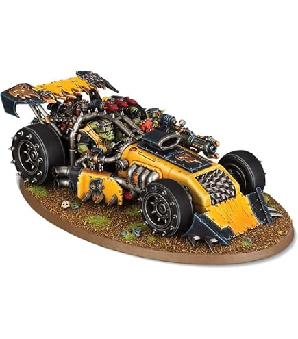 Kustom Boosta-blasta Games Workshop Orks: Rukkatrukk Squigbuggy - Kit De Montaje Y Pintura, 61 Piezas, Base Ovalada 150mm Figuras Warhammer Kustom Boosta-blasta Games Workshop Orks: Rukkatrukk Squigbuggy - Kit De Montaje Y Pintura, 61 Piezas, Base Ovalada 150mm Figuras Warhammer