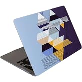 McStorey MacBook Air 13 İn&ccedil; Kılıf A2337 M1 A2179 A1932 Uyumlu Hard Case Sert Kapak Geometrik Desenli UV Baskılı Koruyucu Kılı