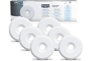 STARWAX - Ricariche assorbitore di umidità x 6 - Evita la muffa - Antiodore - Senza colorante - Senza profumo - 1 ricarica tratta 25 m2 per 3 mesi circa