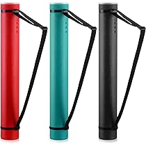 4-Pack Extendable Poster Tubes - Telescoping 30" To 49" Storage For Blueprints, Artwork & Maps