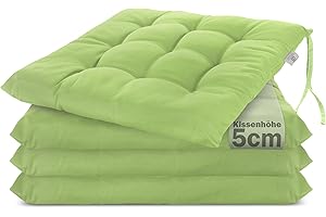 Decorative Chair Cushion / Garden Seat Pad with 9 Point Quilting in Various Designs