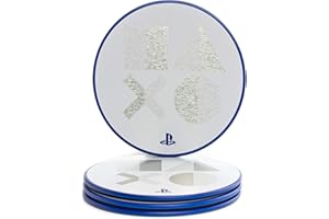 PALADONE Playstation PS5 Lot de 4 Dessous de Verre en métal sous Licence Officielle