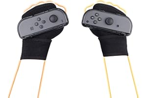 LEYU SMART Switch Just Dance 2024 Poignée JoyCon Dragonne Conception de Boxe (Libérez Les Mains, Dansez Librement avec Rythme) pour Nintendo Swich Just Dance 2023 2022 2021 2020 (Heureux Heure) Gris