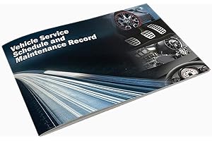 MINERVA PRINT Blank Service History Book - Car Van Maintenance Replacement Vehicle Record Book - Pack of 1