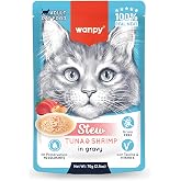Wanpy Pouch Ton Balıklı ve Karidesli Yaş Kedi Maması 70gr x 10 Adet