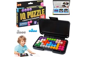 TAUFE IQ Puzzler Pro,IQ Puzzle,IQ Spiele,Puzzle Game,Smart Games IQ,Puzzlespiele für Kinder,mit 200 Arten von Herausforderungen,3D Logikspielefür Kinder Ab 8 Jahre und Erwachsene