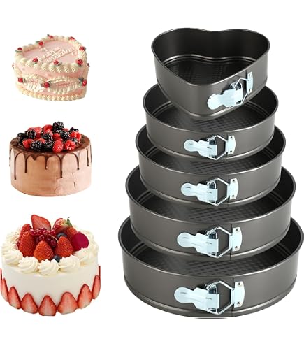Set 3 Tortiere Rotonde Auddemg - 15/20/26 Cm, Alluminio Anodizzato - Foto 5