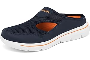 Meik Mangni Sabots Femmes Hommes Mules Pantoufle de Maison Respirantes Clogs de Jardin Antidérapant Chaussons Taille: 36-48 EU