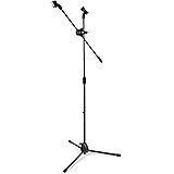 Microphone Stand Boom with Free Adjustable Clips