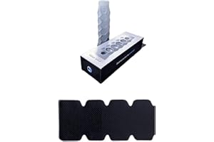 Grip Padel HESACORE Tour Grip + 1 Unidad Protector Pala de Padel ZRZ Dentado Negro