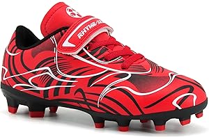 Rhyme-Zeal Boys Football Boots Kids Football Shoes FG/AG Soccer Cleats Athletics Teenager Training Shoes