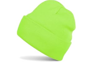 styleBREAKER Beanie Unisex Gorro de Punto Liso para Hombre y Mujer, cálido Gorro de Invierno, feinstrick Suave, Doble Capa, cómodo y Moderno, Talla única 04024029