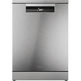 Haier I-Pro Shine Series 3 XF 5C4M1X Freestanding Dishwasher 60 cm, Inverter Motor, 15 Place Settings, Third Tray, 8 Cycles,