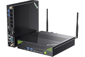 GMKtec K10 Mini PC Workstation, Intel Core i9-13900HK (14C/20T, fino a 5,4 GHz), Mini Computer con 64GB DDR5 e 1TB SSD, Quad-Screen, 8× Porte USB/COM/HDMI/DP per Ufficio e Business