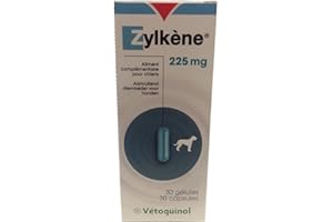 ZOETIS Zylkene Soutien et Prévention des États de Stress Vetoq pour Chien de 10 à 30 kg Flacon de 30 Gélules 225 mg