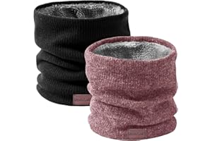 Onvavient Szalik męski na zimę, na narty, ocieplacz na szyję, dla mężczyzn i kobiet, ciepły, gruby szal typu loop, ocieplacz na kark, sportowy motocykl, rower