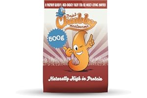 Chubby Mealworms (500 g), Dried Mealworms For Wild Birds, Protein Rich Dried Meal Worms High Energy Mealworms for Birds, Reptiles, Gecko