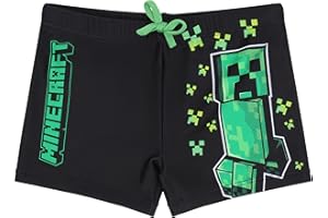 Minecraft Creeper Boys' Swimming Trunks