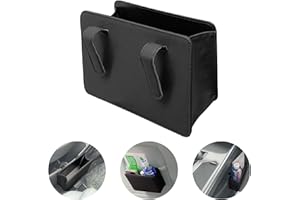 Bohrma Car Rubbish Bin, Mini Car Rubbish Garbage Small Trash Can, Foldable Car Rubbish Bin, Hanging Portable Waterproof Car Back Seat OrganizerBags, Multi-Purpose Car Organiser for Truck