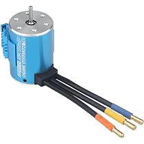 Moteur Sans Balais 3650 3900KV 4 Pôles – Sensorless, 900W, 56A, Pour Voiture RC 1/10, Alu CNC