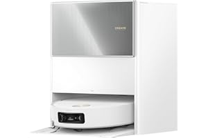 DREAME Aqua10 Ultra Roller Complete, Robot Aspirador, Autolimpieza del Rodillo, Supera Obstáculos de 8 cm, Vaciado Automático, 30.000 Pa de succión, Control Inteligente por Voz