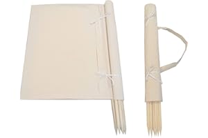 Aves-24 Windschutz 8m Strand Garten Meer SICHTSCHUTZ 100% Reine Baumwolle Camping Blickschutz Natur Ökologisch Trennenwand