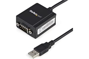 StarTech.com Câble adaptateur de 1,80 m USB vers série DB9 RS232 - Chipset FTDI (ICUSB2321F)