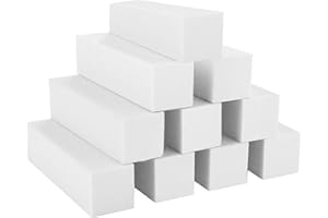 Sibba 10-częściowy blok do paznokci profesjonalny manicure, pedicure, zestaw do szlifowania, do naturalnych, akrylowych i żelowych paznokci, narzędzia do