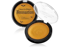 DE'LANCI Peinture Visage Dorée, Gold, Couleur métallique, Face Painting, Glitter Peinture Corporelle Imperméable, Maquillage Corps Doré Pour Halloween Cosplay Carnaval Party Sfx Stage Théâtre