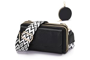 Snmoec handytasche zum umhängen umhängetasche damen klein handytasche mit geldbörse zum umhängen crossbody bag damen bags for women schwarz