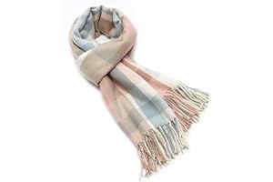 Chalier Fashion Winter Schal Damen Geschenke für Frauen Kaschmir Großer Karierter Quadratischer Damenschal Mama Freundin Karo Streifenmuster Weihnachtsmanns Geheimes Geschenk für Frauen