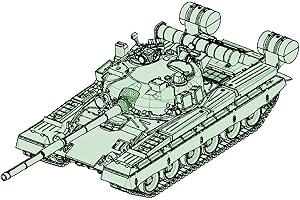 Trumpeter Maquette 757144" 1/72 T-80B MBT