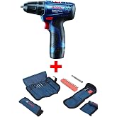 Bosch Gsr 120-Li 2 Ah 12V Ak&uuml;l&uuml; Vidalama Şarjlı Matkap + 23 Par&ccedil;a Matkap Ve Vidalama Ucu Seti