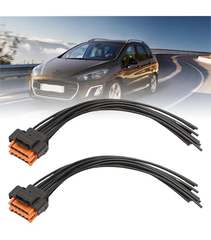 Lot De 2 Connecteurs PDC 3 Broches 15cm Compatible Renault Captur Clio - 56431345