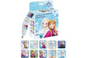 NDZYDXW Pegatinas de Froozen Recompensa para Niños,1 Rollo Pegatinas Infantiles Recompensa, Etiquetas de Incentivos Motivacionales en Clase para Estímulo,Pegatinas de Alabanza para Niños y vinilo